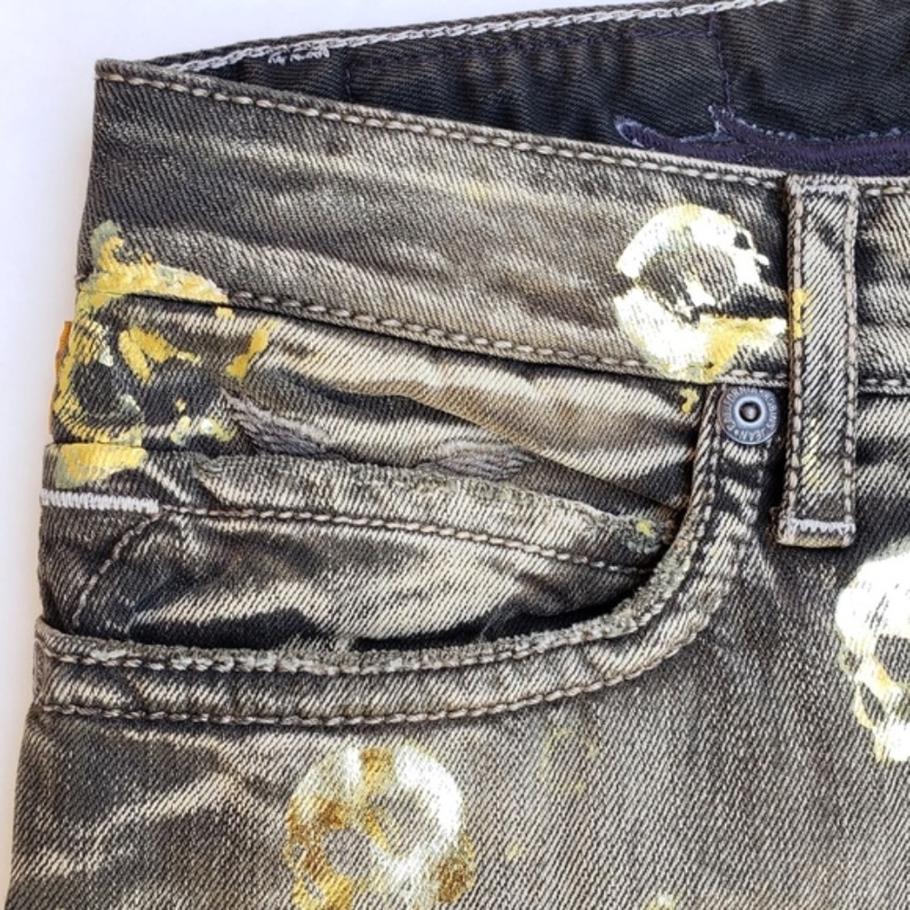 NEW ROBIN'S JEAN Marlon Slim Straight Jeans SZ 33 - Picture 6 of 8